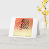 "Earthquake ~Tsunami" Braille Wenskaart Kaart (Gele Bloem)