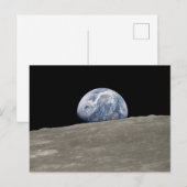 Earthrise Apollo 8 Briefkaart (Voorkant / Achterkant)