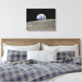 Earthrise Apollo 8 Canvas Afdruk (Insitu (Slaapkamer))