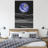 Earthrise Canvas Afdruk (Insitu (Slaapkamer))