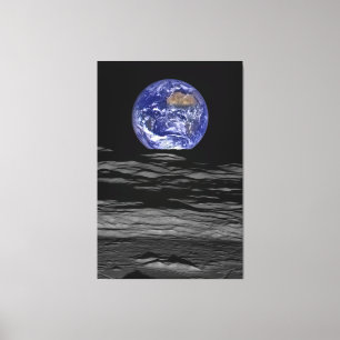 Earthrise Canvas Afdruk