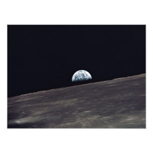 Earthrise Foto Afdruk