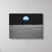 Earthrise Foto Canvas Afdruk (Voorkant)