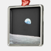 Earthrise from Moon Space Photo Metalen Ornament (Links)