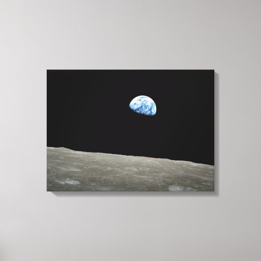 Earthrise verpakt canvas print 16 "x 22" (Voorkant)