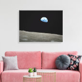 Earthrise verpakt canvas print 16 "x 22" (Insitu (Woonkamer))