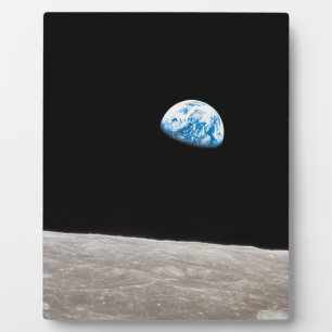 Earthrise William Anders Fotoplaat