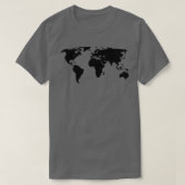 Earths Continents T-shirt (Design voorkant)