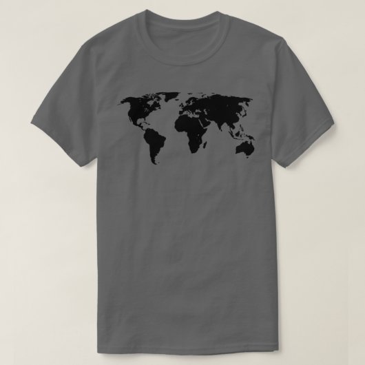 Earths Continents T-shirt (Design voorkant)