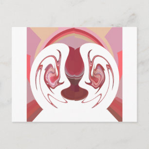 Earth's Embers: Getextureerde wandtapijten van Afr Briefkaart