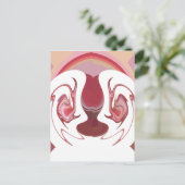 Earth's Embers: Getextureerde wandtapijten van Afr Briefkaart (Staand voorkant)