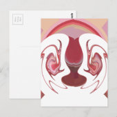 Earth's Embers: Getextureerde wandtapijten van Afr Briefkaart (Voorkant / Achterkant)