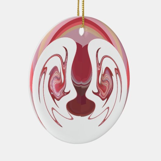 Earth's Embers: Getextureerde wandtapijten van Afr Keramisch Ornament (Rechts)