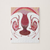 Earth's Embers: Getextureerde wandtapijten van Afr Legpuzzel (Verticaal)