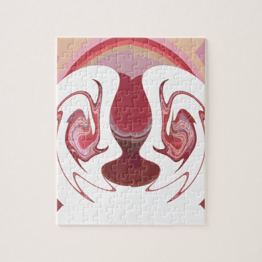 Earth's Embers: Getextureerde wandtapijten van Afr Legpuzzel (Verticaal)