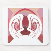 Earth's Embers: Getextureerde wandtapijten van Afr Muismat (Voorkant)