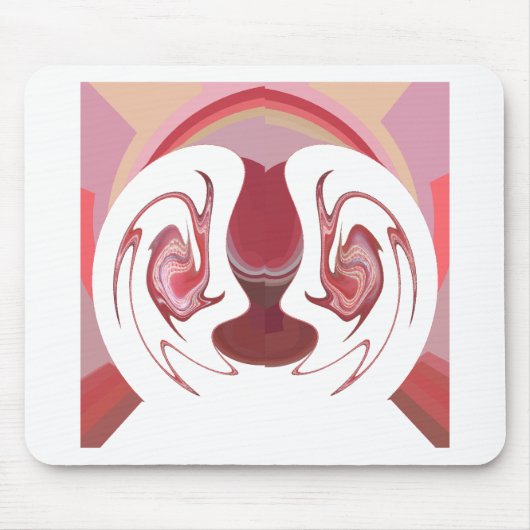 Earth's Embers: Getextureerde wandtapijten van Afr Muismat (Voorkant)