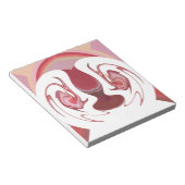 Earth's Embers: Getextureerde wandtapijten van Afr Notitieblok (Schuin)