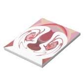 Earth's Embers: Getextureerde wandtapijten van Afr Notitieblok (Linkerzijde)