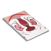 Earth's Embers: Getextureerde wandtapijten van Afr Notitieboek (Rechterzijde)