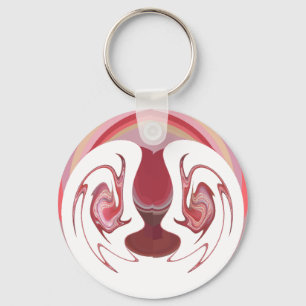 Earth's Embers: Getextureerde wandtapijten van Afr Sleutelhanger