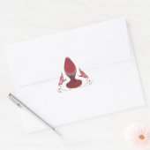 Earth's Embers: Getextureerde wandtapijten van Afr Sticker (Envelop)