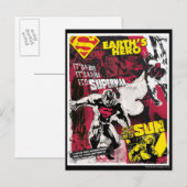 Earth's Hero Briefkaart (Voorkant / Achterkant)