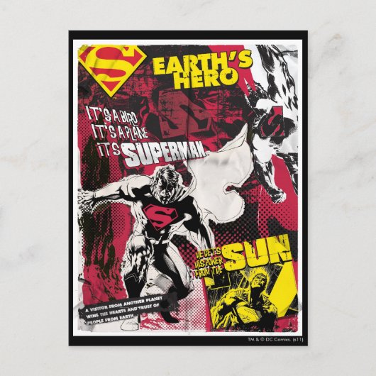 Earth's Hero Briefkaart (Voorkant)