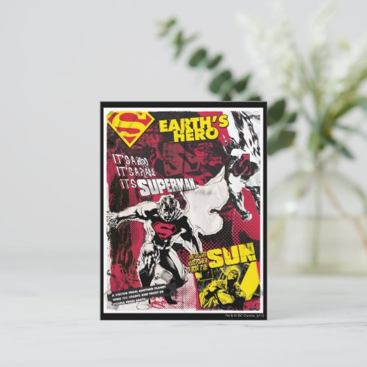 Earth's Hero Briefkaart (Staand voorkant)