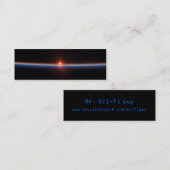 Earth's Horizon Profile Card Mini Visitekaartje (Voorkant / Achterkant)