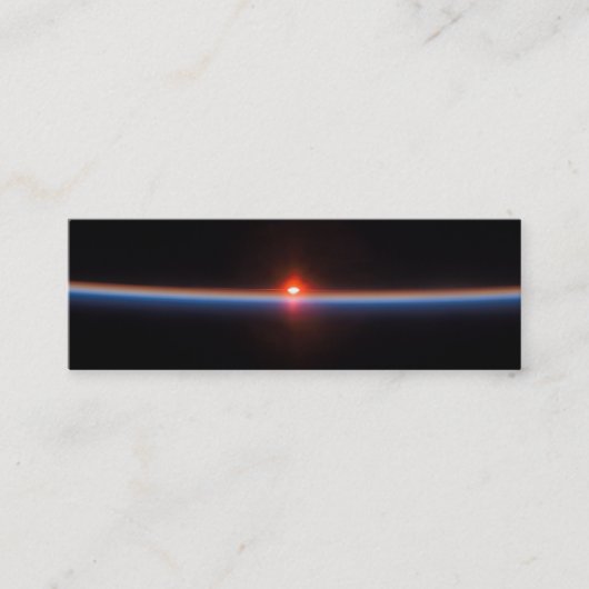 Earth's Horizon Profile Card Mini Visitekaartje (Voorkant)