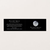 Earth's Moon, Astronomeer, Astronomie Store Visitekaartje (Buitenkant ongevouwen)