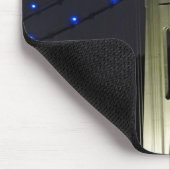 Earthshine Crescent Moon die zich vestigt op een B Muismat (Hoek)