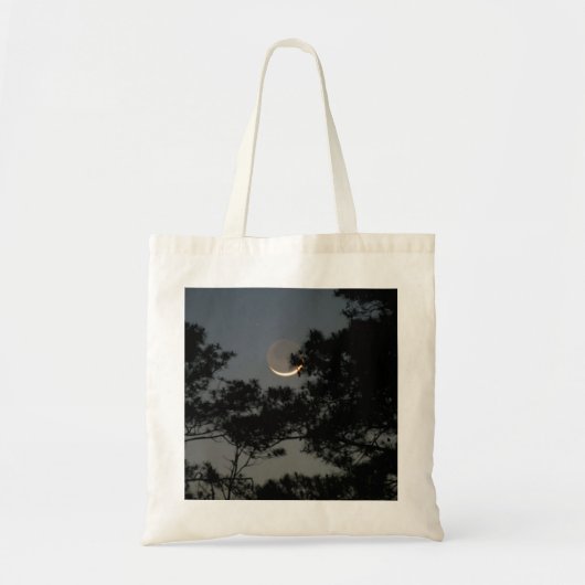 Earthshine Moon Tote Bag (Voorkant)