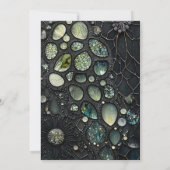 Earthsong | Botanische Edelsteen Abstract Kaart (Achterkant)