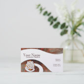 EarthSwirl Speciaal Visitekaartje (Staand voorkant)