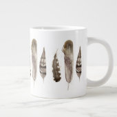 Earthtone Feathers II Grote Koffiekop (Rechts)