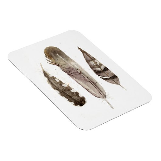 Earthtone Feathers II Magneet (Rechterzijde)