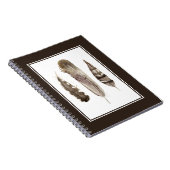 Earthtone Feathers II Notitieboek (Rechterzijde)