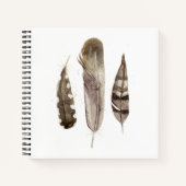 Earthtone Feathers II Notitieboek (Voorkant)