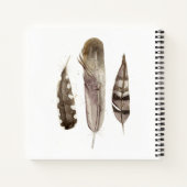 Earthtone Feathers II Notitieboek (Achterkant)