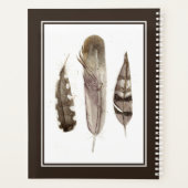 Earthtone Feathers II Planner (Achterkant)