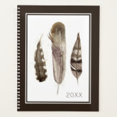 Earthtone Feathers II Planner (Voorkant)
