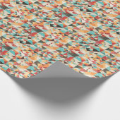 Earthtone Geometric Pattern Cadeaupapier (Hoek)