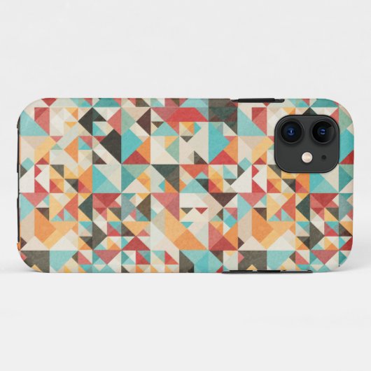 Earthtone Geometric Pattern Case-Mate iPhone Case (Achterkant (horizontaal))