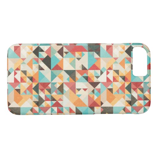Earthtone Geometric Pattern Case-Mate iPhone Case (Achterkant (Horizontaal))