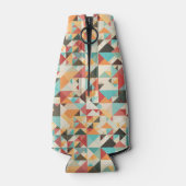 Earthtone Geometric Pattern Flesjeskoeler (Achterkant)