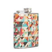 Earthtone Geometric Pattern Heupfles (Rechts)