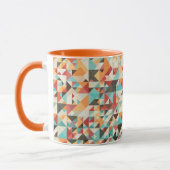 Earthtone Geometric Pattern Mok (Links)