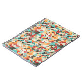 Earthtone Geometric Pattern Notitieboek (Linkerzijde)